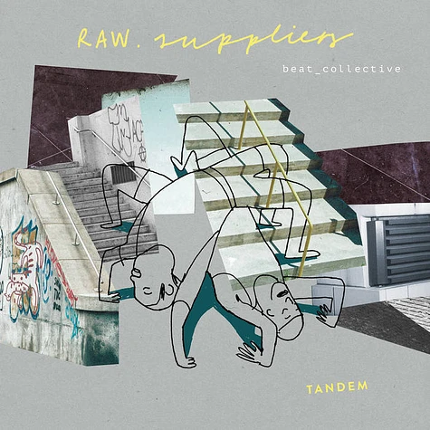 Raw Suppliers - Tandem Grey & Yellow Split Colored Vinyl Edition