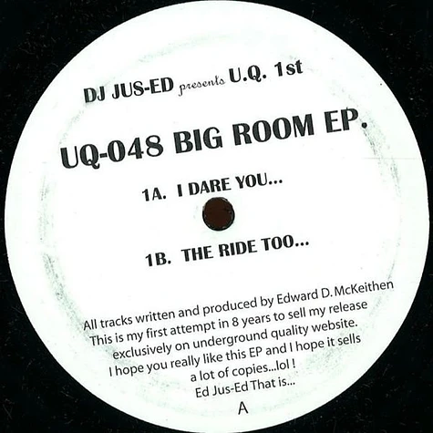 Jus-Ed - Big Room Ep