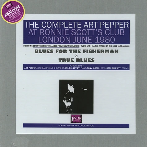 Art Pepper - The Complete Art Pepper At Ronnie Scott's Club