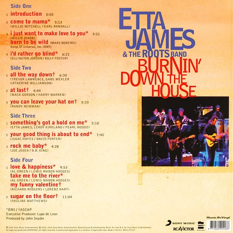 Etta James - Burnin' Down The House