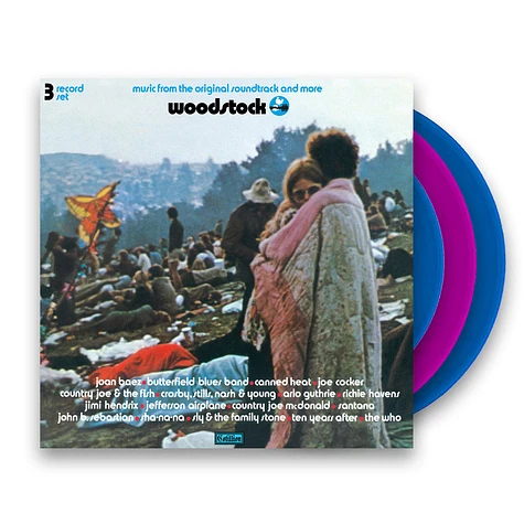 V.A. - Woodstock: Music From The Original Soundtrack And More Blue & Pink Vinyl Edition