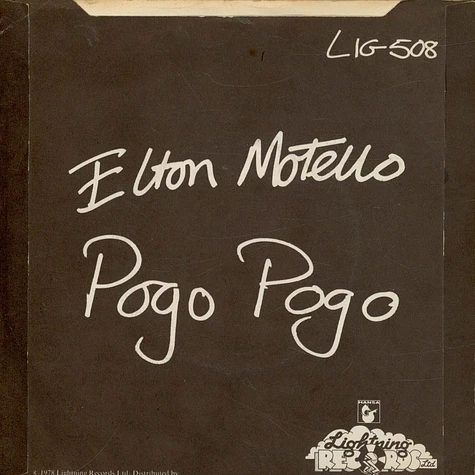 Elton Motello - Jet Boy Jet Girl / Pogo Pogo