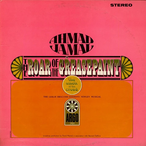Ahmad Jamal - The Roar Of The Greasepaint - The Smell Of The Crowd