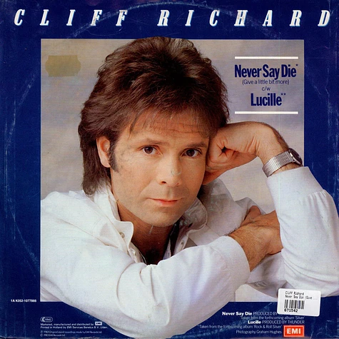 Cliff Richard - Never Say Die (Give A Little Bit More)