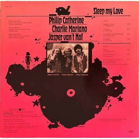 Philip Catherine, Charlie Mariano, Jasper Van't Hof - Sleep My Love