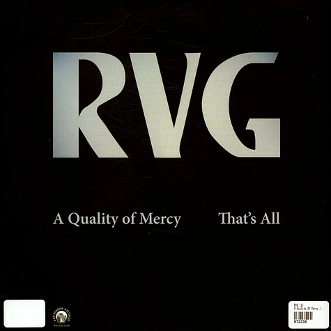 RVG - A Quality Of Mercy / That's All