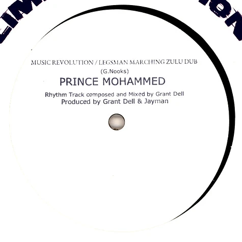 Prince Mohammed - Music Revolution / Legsman Marching Zulu Dub