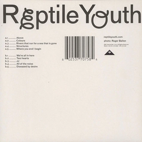 Reptile Youth - Rivers That Run For A Sea That Is Gone