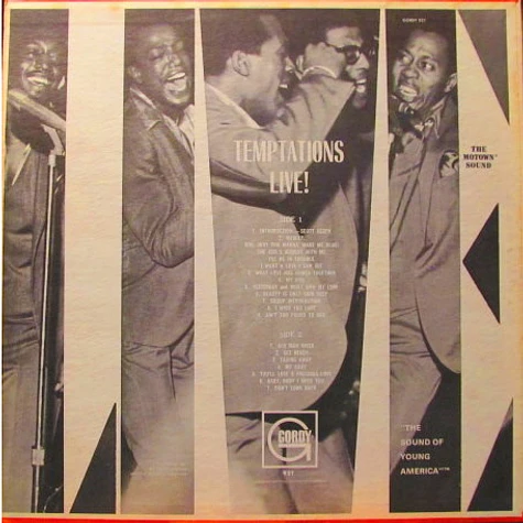 The Temptations - Temptations Live!