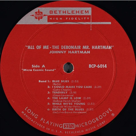 Johnny Hartman - All Of Me-The Debonair Mr. Hartman