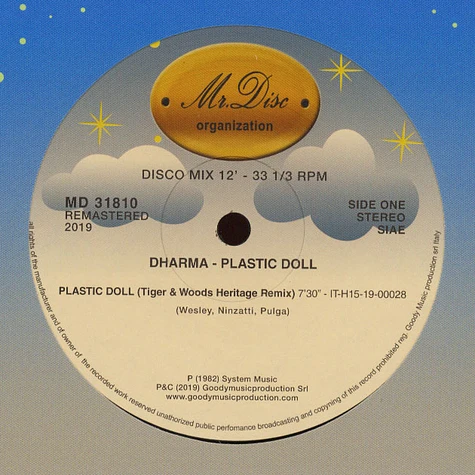 Dharma - Plastic Doll Black Vinyl Edition