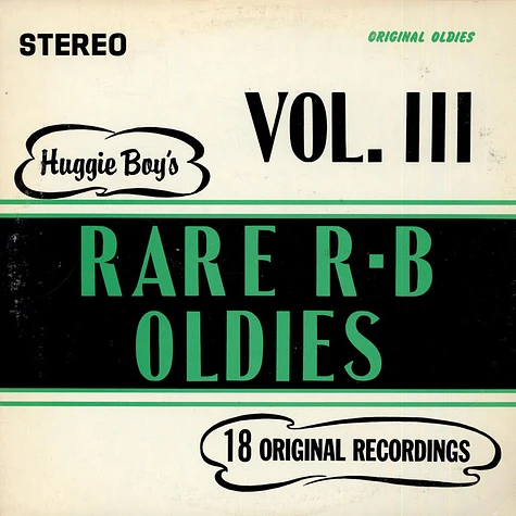 V.A. - Huggie Boy's Rare R-B Oldies Vol. III