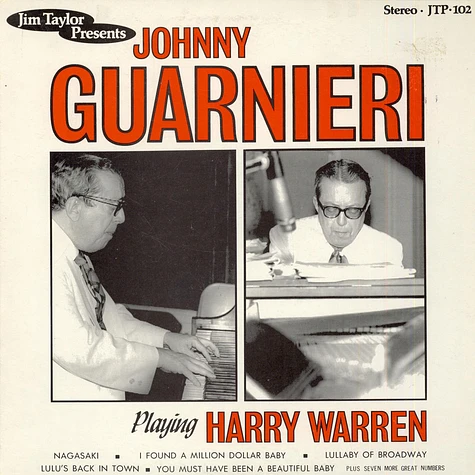 Johnny Guarnieri - Johnny Guarnieri Playing Harry Warren