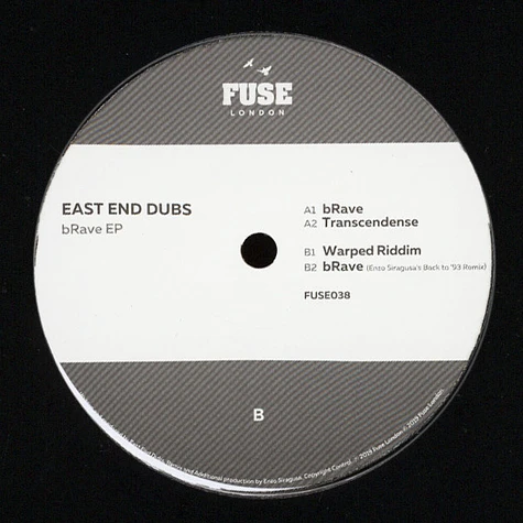 East End Dubs - bRave EP Enzo Siragusa Remix