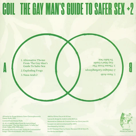 Coil - Theme From The Gay Man's Guide To Safer Sex Green Vinyl Edition