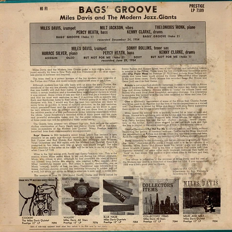 Miles Davis - Bags' Groove