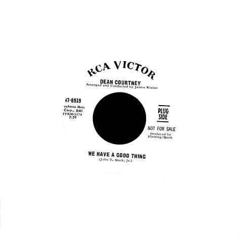 Sharon Scott / Dean Courtney - Could It Be You / We Have A Good Thing