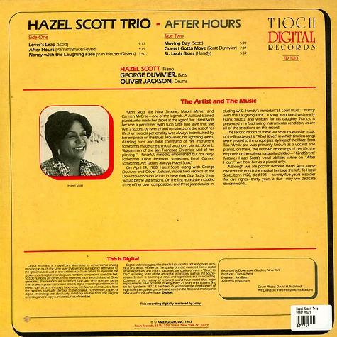 Hazel Scott Trio - After Hours