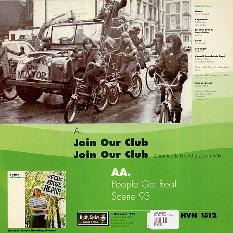 Saint Etienne - Join Our Club / People Get Real