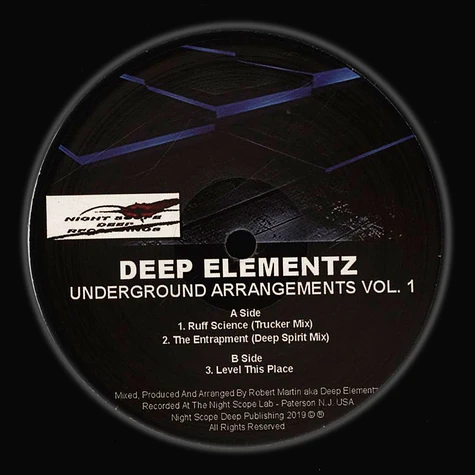 Deep Elementz - Underground Arrangements Volume 1