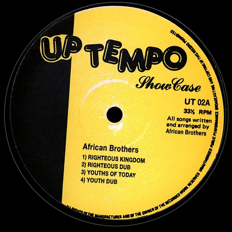 African Brothers - Uptempo Showcase