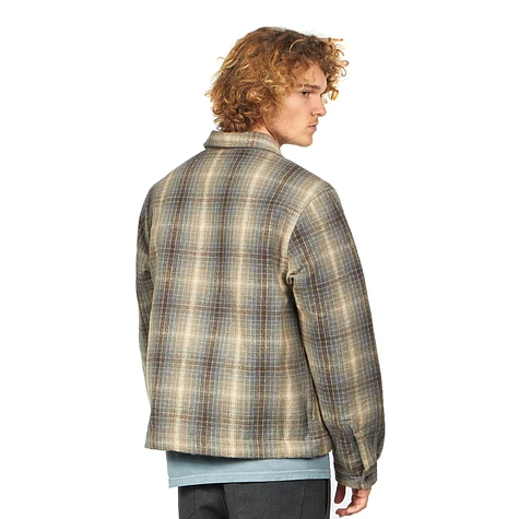 Stüssy - Heavy Brush Plaid Zip Up Shirt