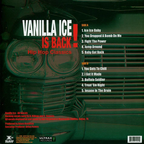 Vanilla Ice - Vanilla Ice Is Back! Hip Hop Classics