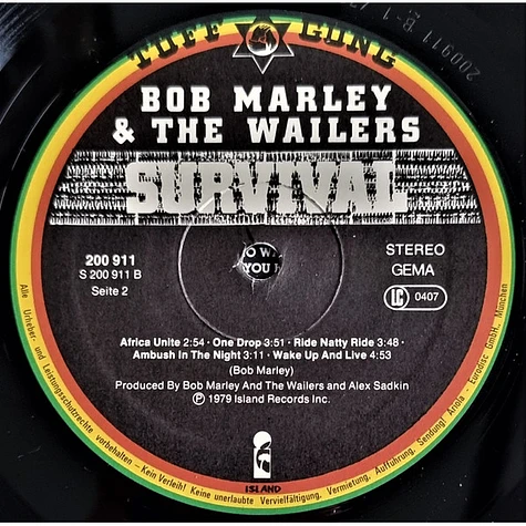 Bob Marley & The Wailers - Survival