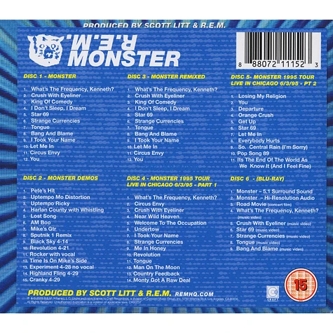 R.E.M. - Monster 25th Anniversary Remastered Edition Box