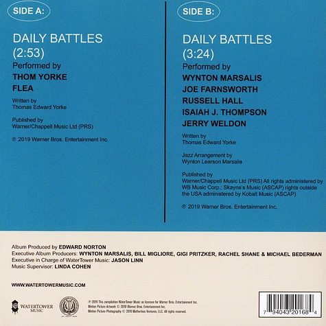 Thom Yorke, Flea & Wynton Marsalis - Daily Battles