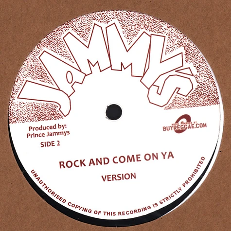 Johnny Osbourne - Rock And Come On Ya