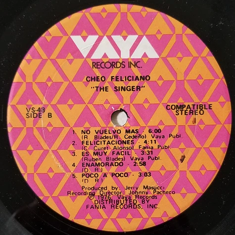Cheo Feliciano - The Singer