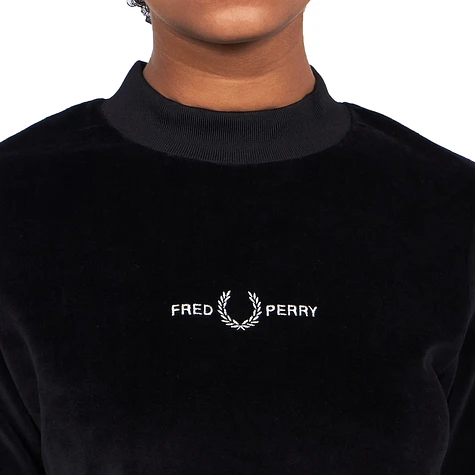 Fred Perry - Velour Embroidered Dress