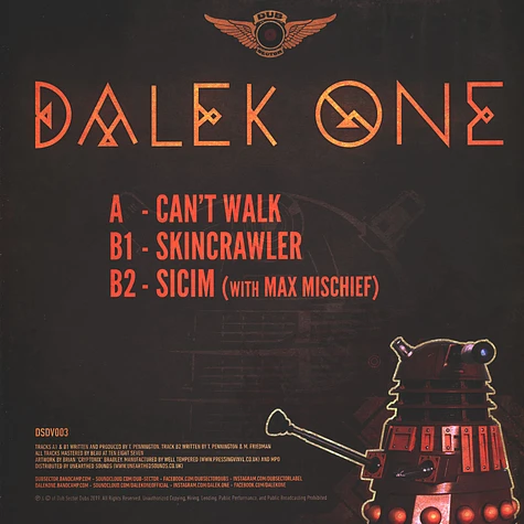 Dalek One - Can't Walk EP