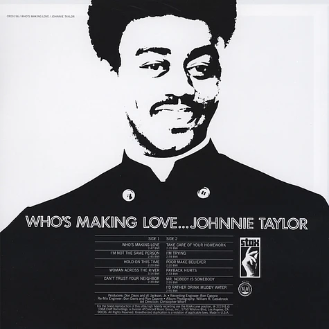 Johnnie Taylor - Who's Making Love