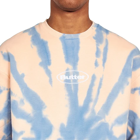 Butter Goods - Badge Tie Dye Crewneck