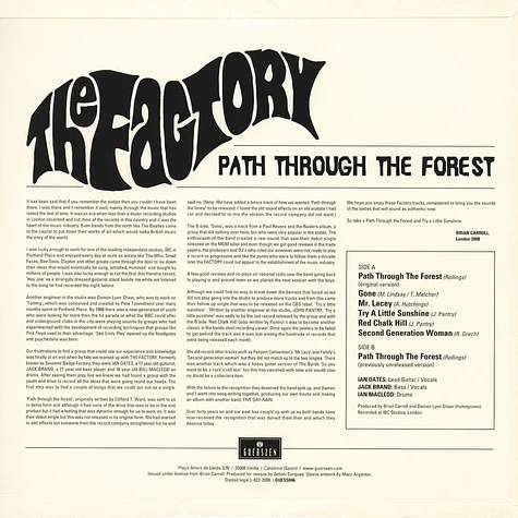 The Factory - Path Through The Forest