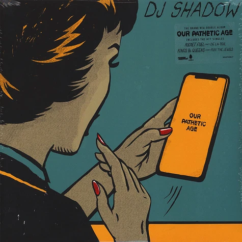 DJ Shadow - Our Pathetic Age Red, Yellow or Blue Cover Variant