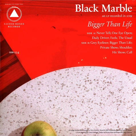 Black Marble - Bigger Than Life Red Vinyl Edition