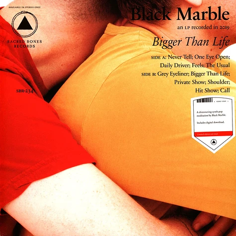 Black Marble - Bigger Than Life Red Vinyl Edition