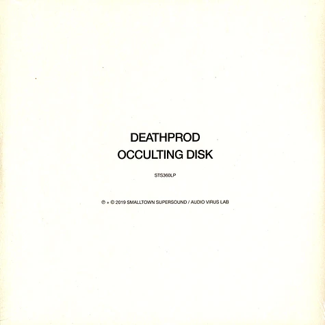 Deathprod - Occulting Disk