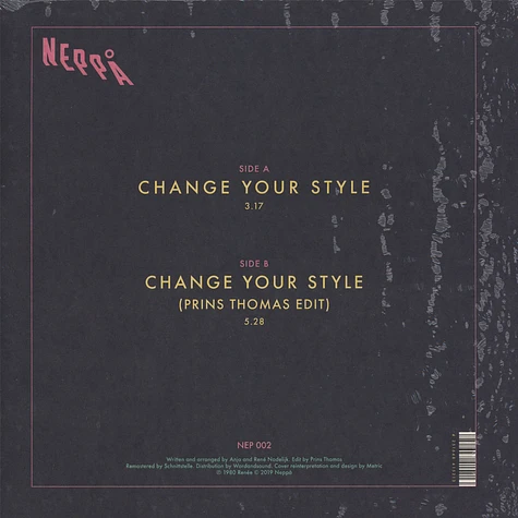 Renée - Change Your Style Prins Thomas Edit