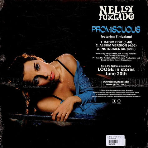Nelly Furtado Featuring Timbaland - Promiscuous