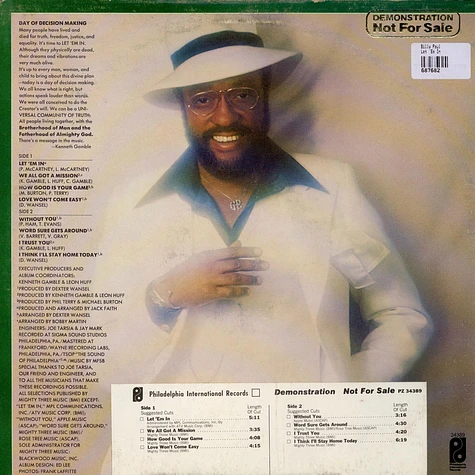 Billy Paul - Let 'Em In