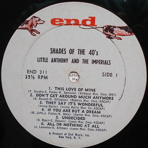 Little Anthony & The Imperials - Shades Of The 40's