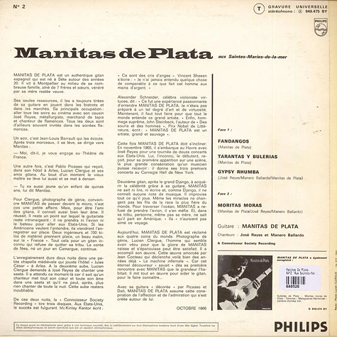 Manitas De Plata - N°2 "Aux Saintes-Maries De La Mer"