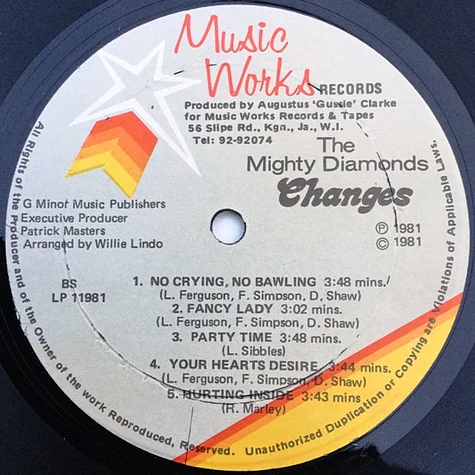 The Mighty Diamonds - Changes