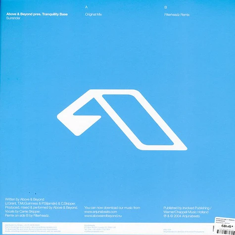 Above & Beyond Pres. Tranquility Base - Surrender