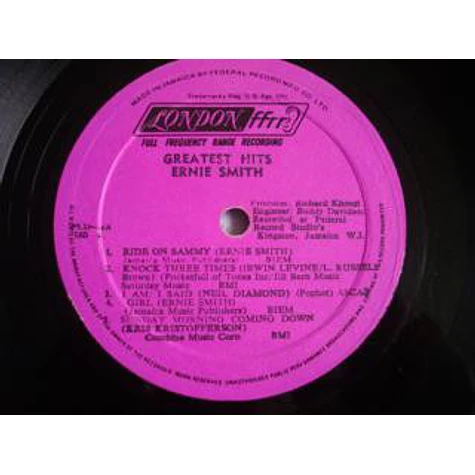Ernie Smith - Greatest Hits