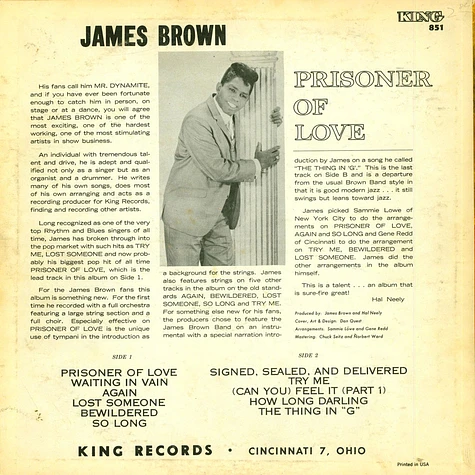 James Brown - Prisoner Of Love